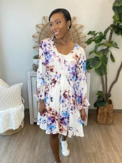 V Neck Dress With Puff Sleeves *Final Sale* -Bee Cool Store tRcMtiC0xevlhk0nhxzRPaJUTMp2rs4uC2QOoqNw