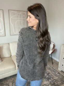 Zenana Washed Baby Waffle Long Sleeve Top | S - L -Bee Cool Store uElwWDGk3aHiqy05t4WrrCNDnfcXevZAtT9WZydz