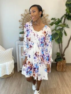 V Neck Dress With Puff Sleeves *Final Sale* -Bee Cool Store v5akVhkIR3TAHDnnezzvKq7ymvzw8p2gRLtMRiP3