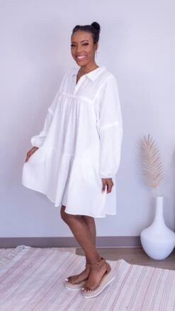 Humbled Blessings Cotton Gauze Dress *Final Sale* -Bee Cool Store w1DOaNyROTMfF0eiZF7fMiySIKbKO5KexY5fdeRg