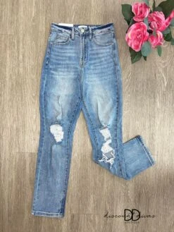High Rise Straight Jeans | 0 -13 *Final Sale*