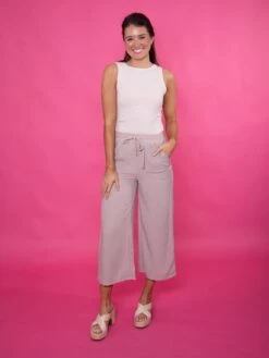 Zenana Drawstring Elastic Waist Wide Leg Crop Pants | S-XL -Bee Cool Store zbstBd01gBoOp3LvHeolBhapPoEQRYdglv1uWBmJ